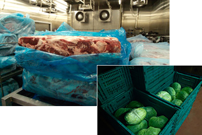 画像：低温加湿器でおいしく解凍！野菜も低温で保存されています